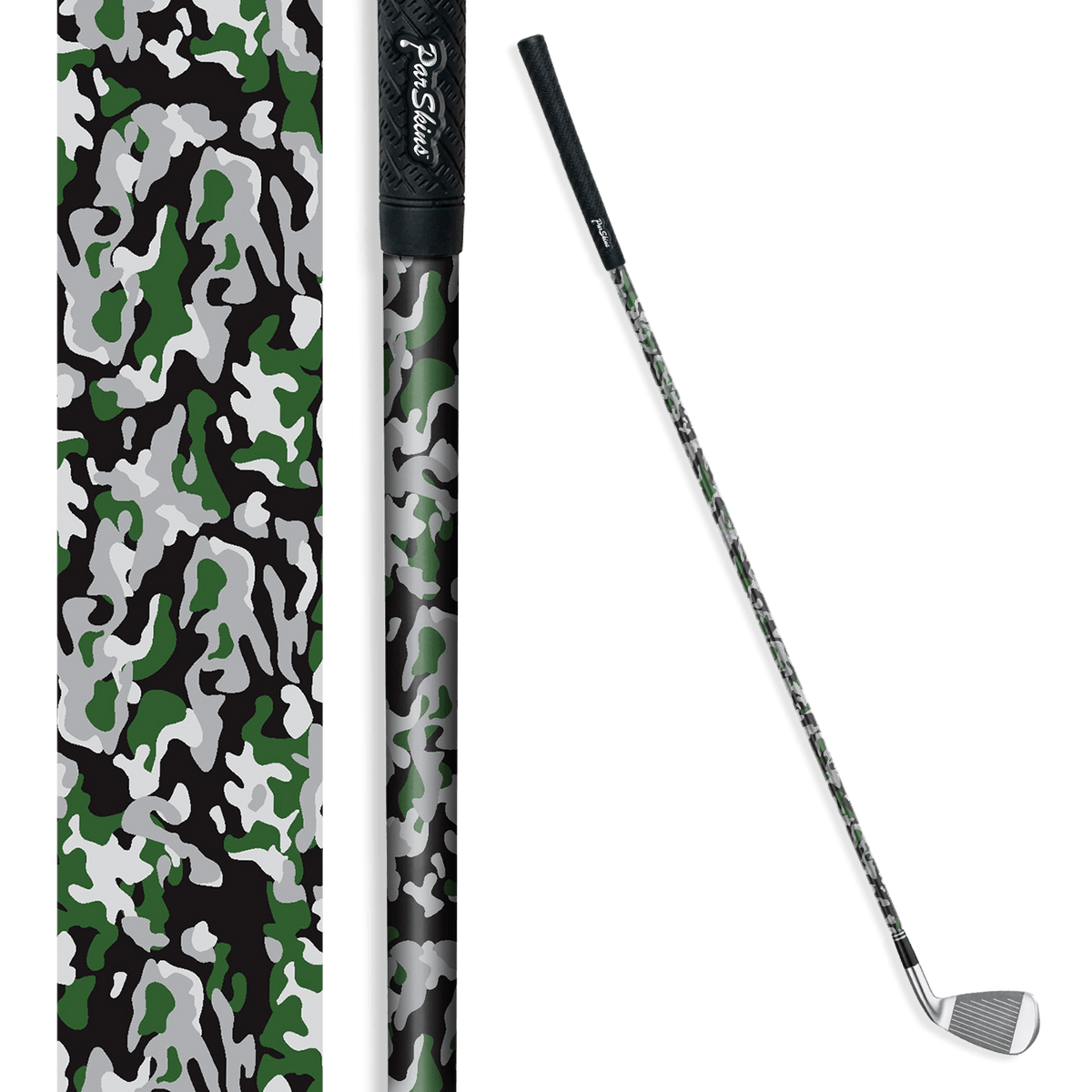 Iron + Putter Shaft Classic Green Tiger Skin