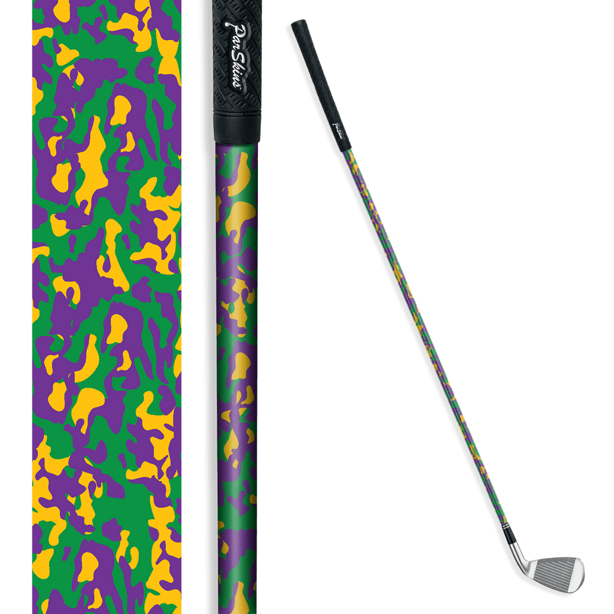 Iron + Putter Shaft Classic Mardi Gras Skin