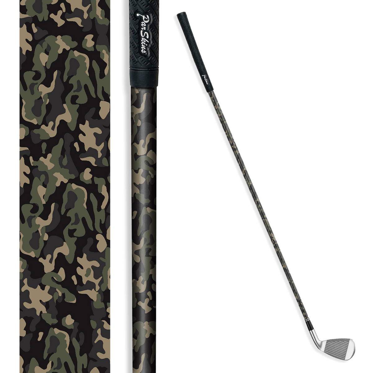 Iron + Putter Shaft Classic Militant Charcoal Skin
