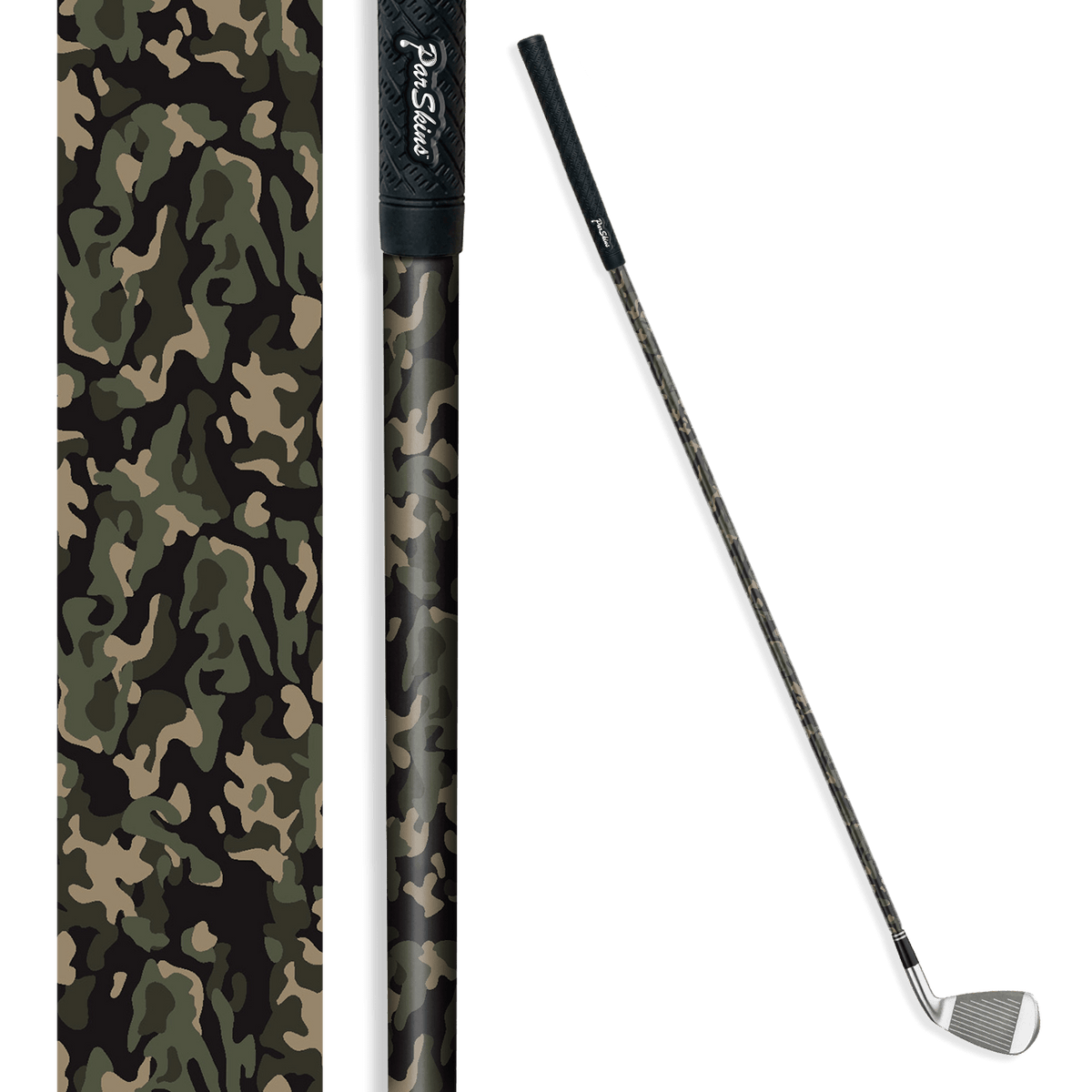 Iron + Putter Shaft Classic Militant Green Skin