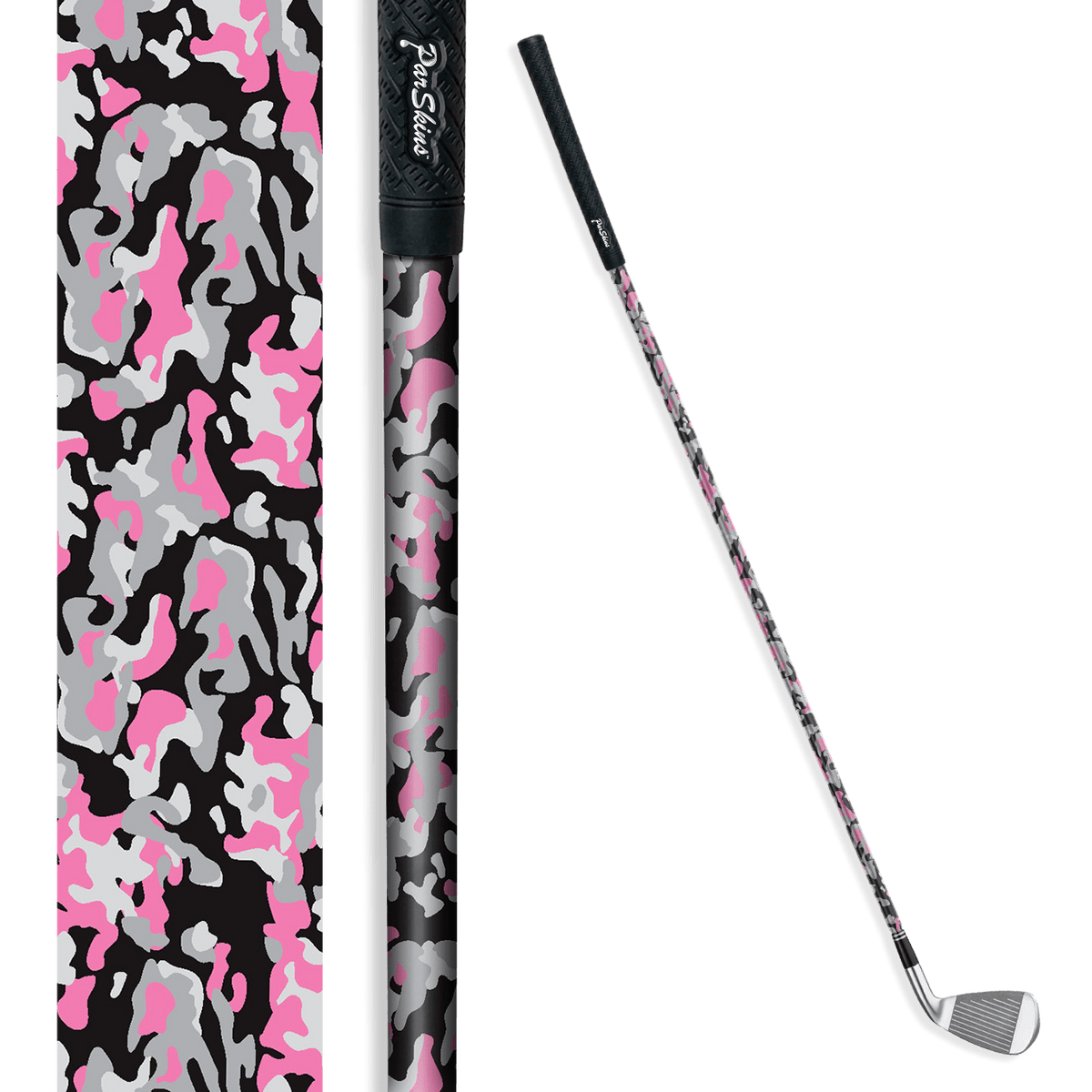 Iron + Putter Shaft Classic Pink Tiger Skin