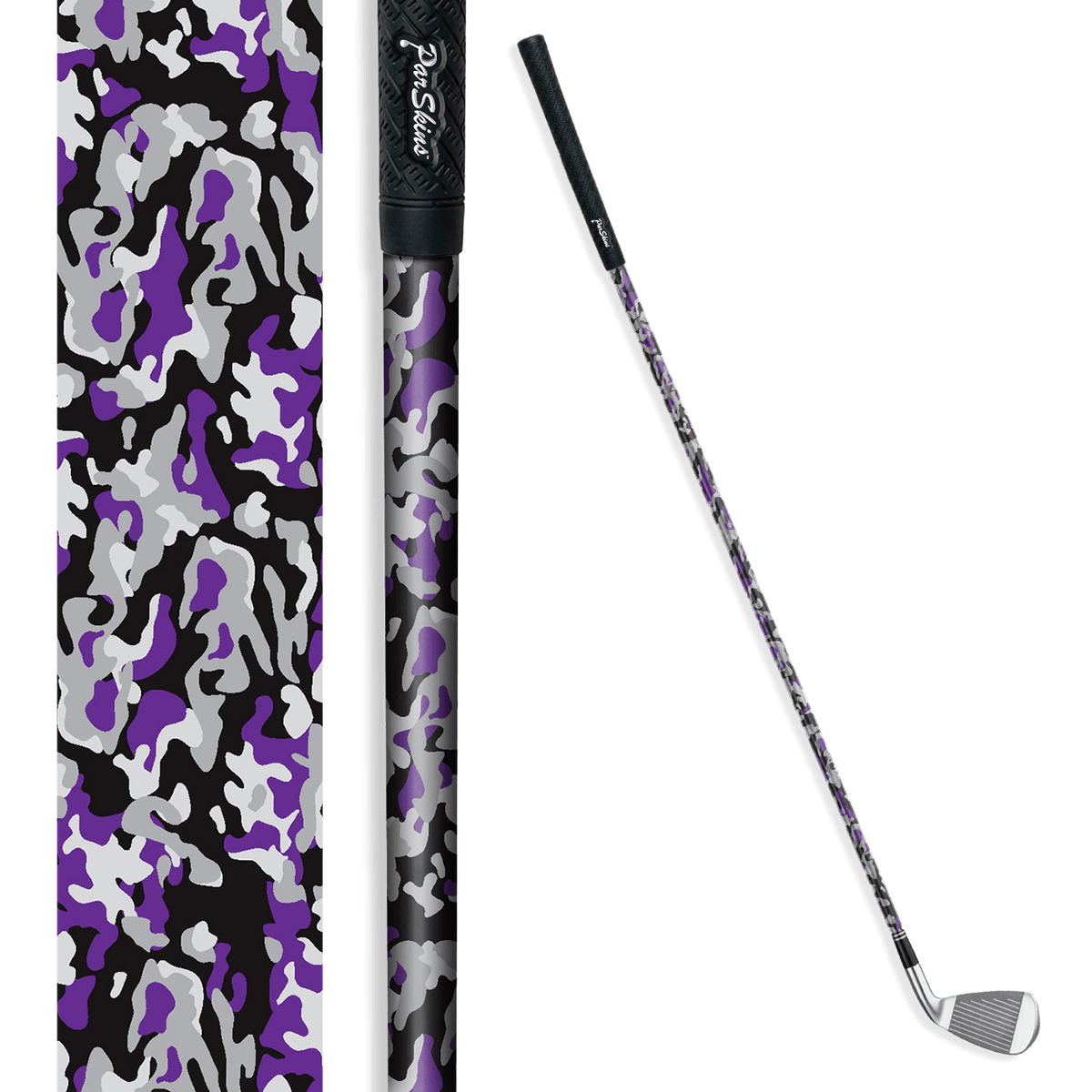 Iron + Putter Shaft Classic Purple Tiger Skin