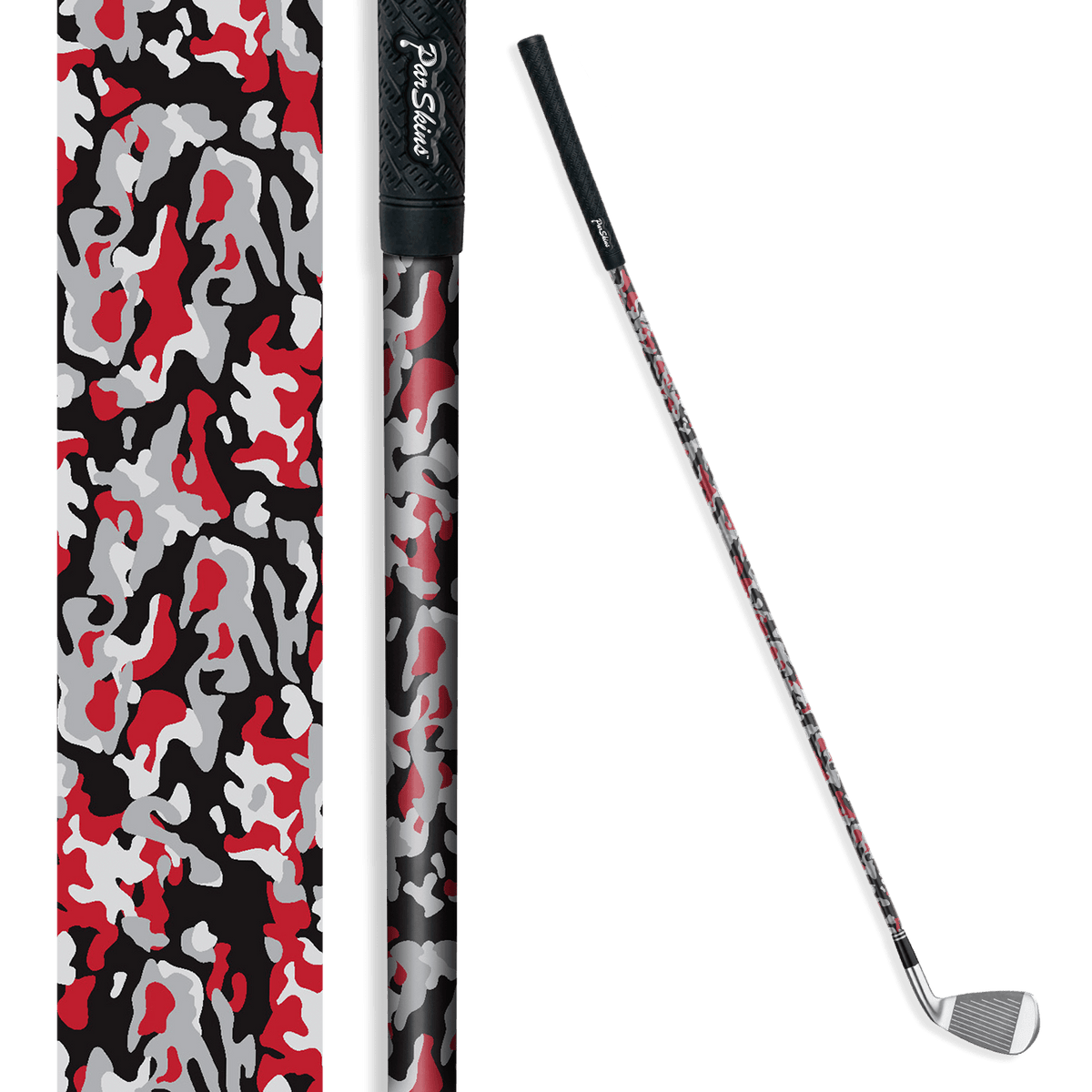 Iron + Putter Shaft Classic Red Tiger Skin