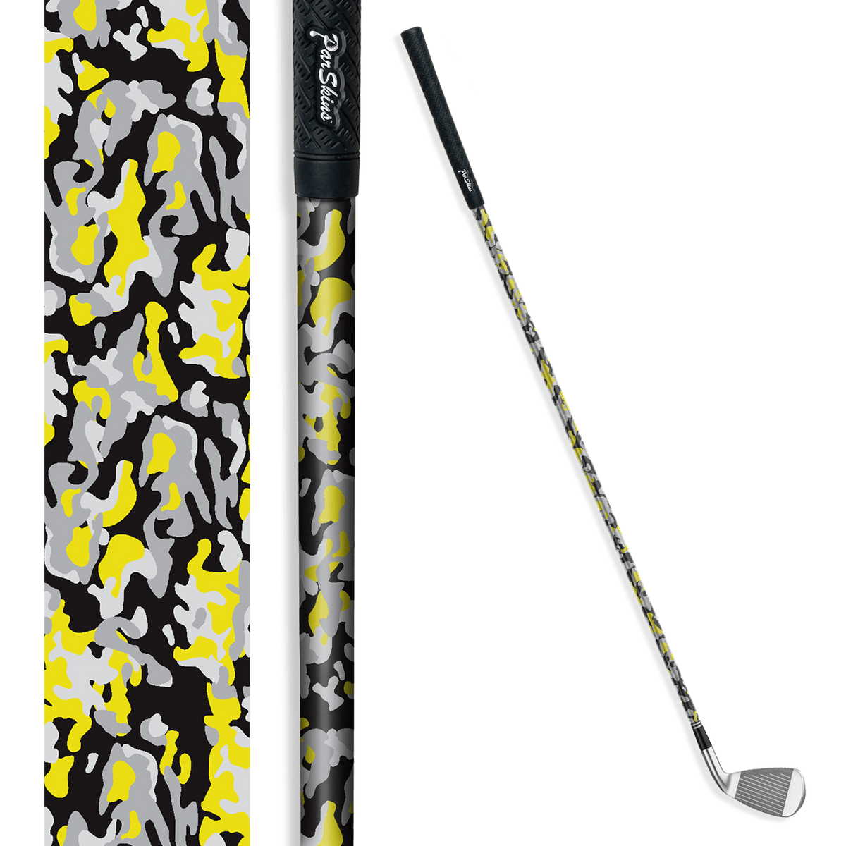 Iron + Putter Shaft Classic Yellow Tiger Skin