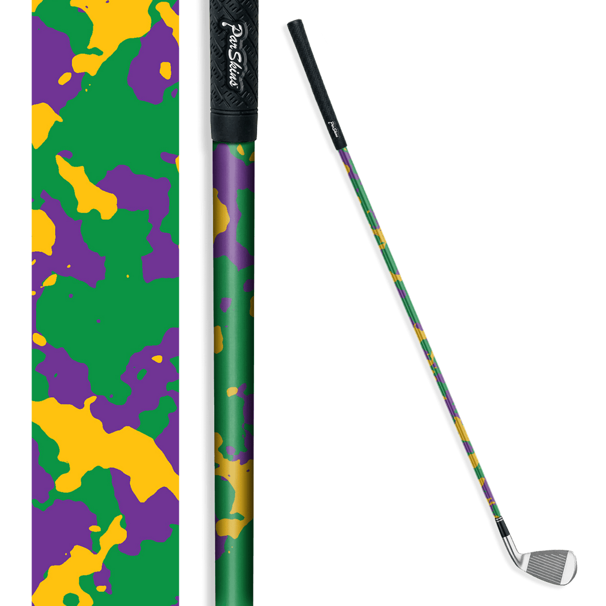Iron + Putter Shaft Cumulus Mardi Gras Skin