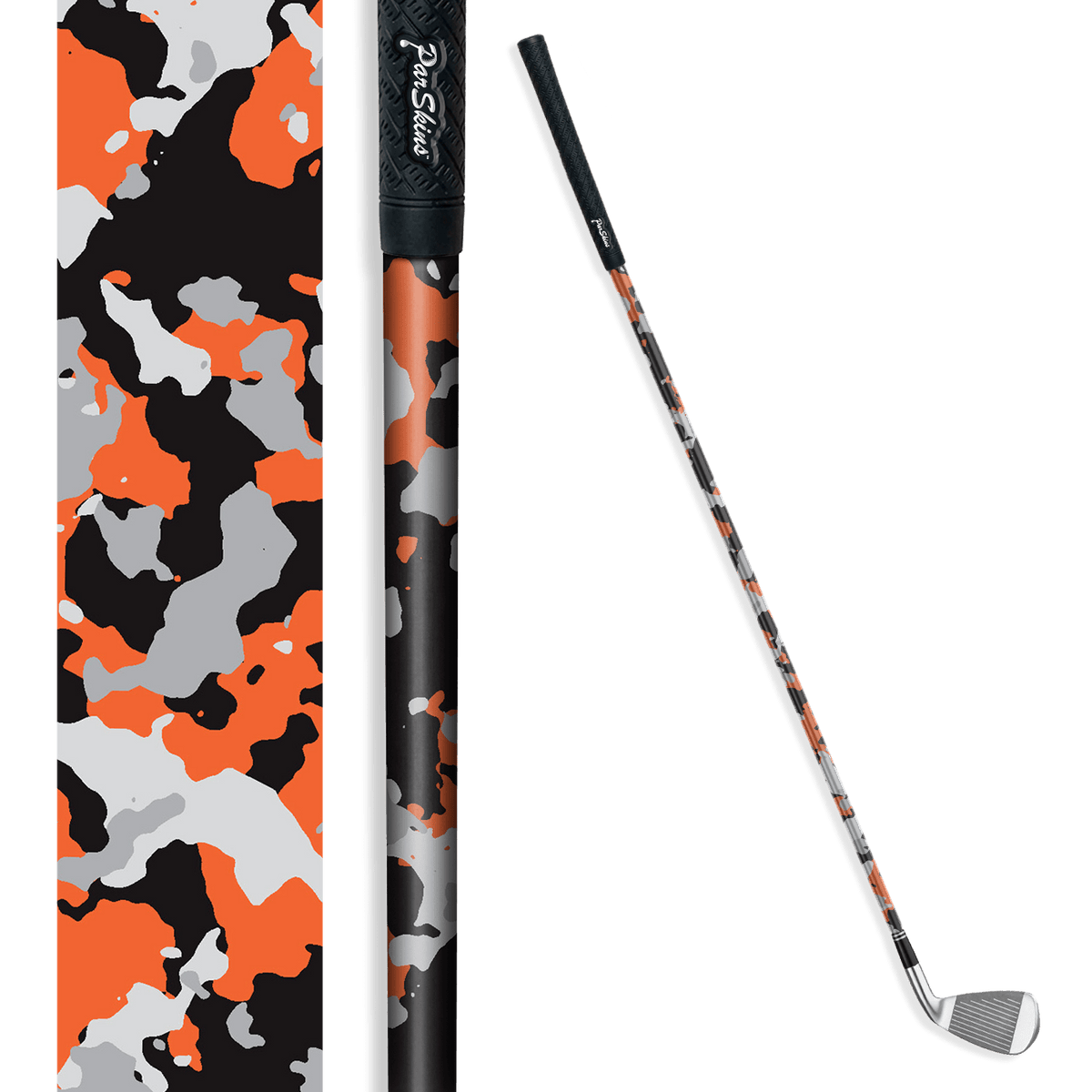 Iron + Putter Shaft Cumulus Orange Tiger Skin