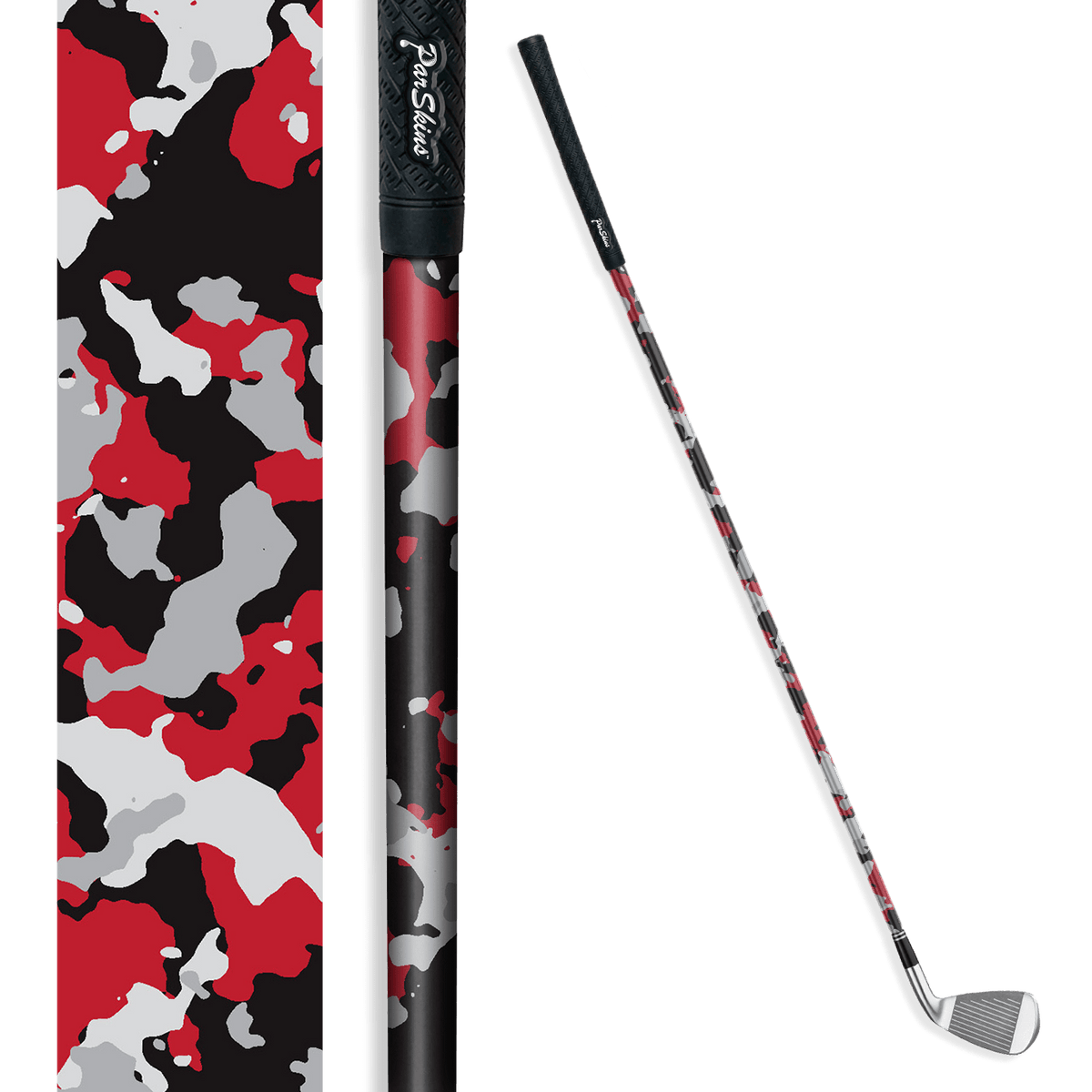 Iron + Putter Shaft Cumulus Red Tiger Skin