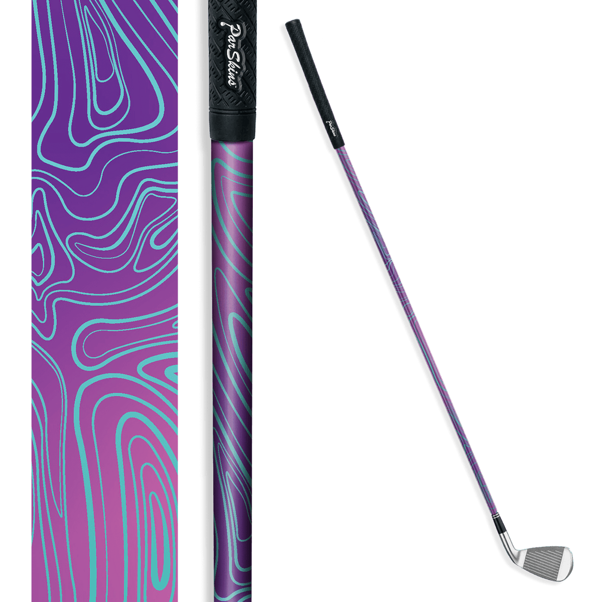 Iron + Putter Shaft Damascus Aurora Skin