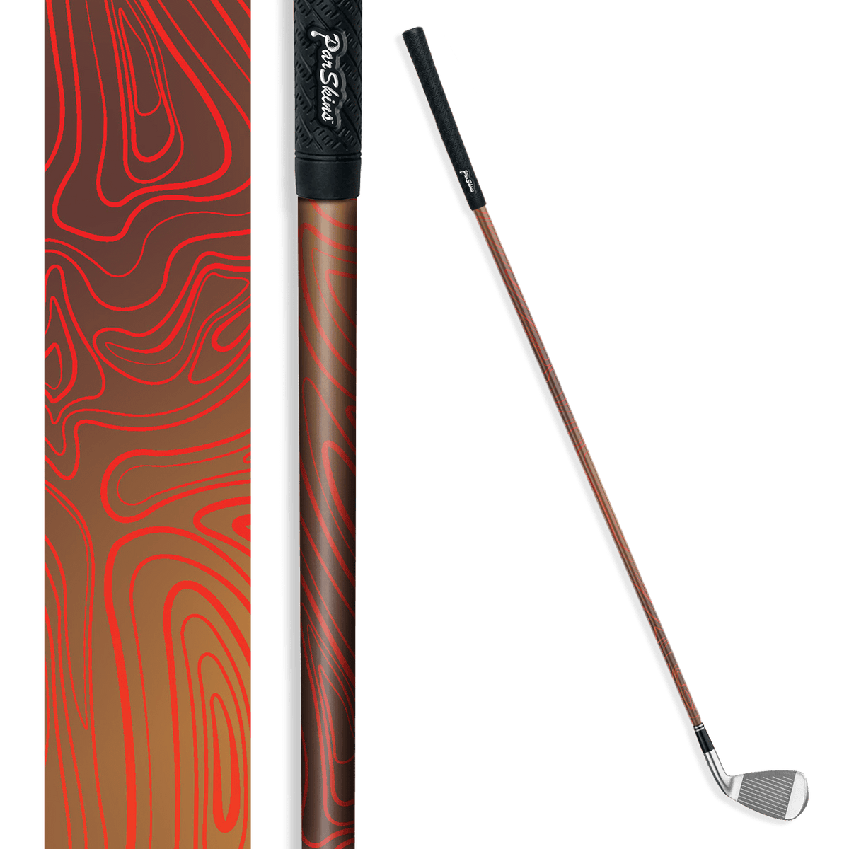 Iron + Putter Shaft Damascus Autumn Skin
