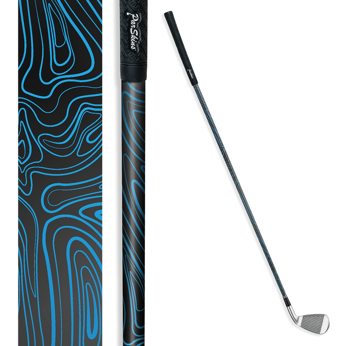 Iron + Putter Shaft Damascus Blue Skin