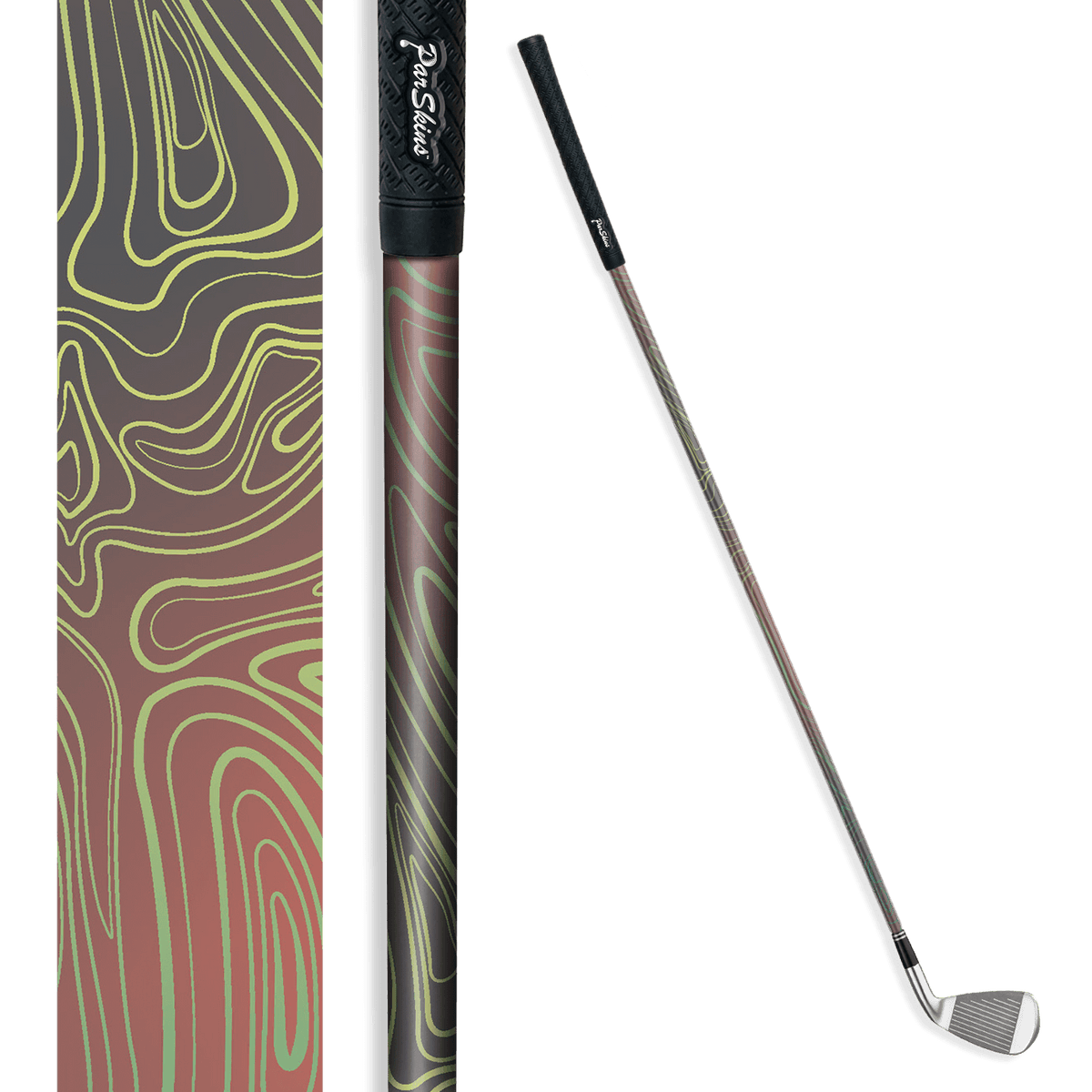 Iron + Putter Shaft Damascus Fiesta Skin