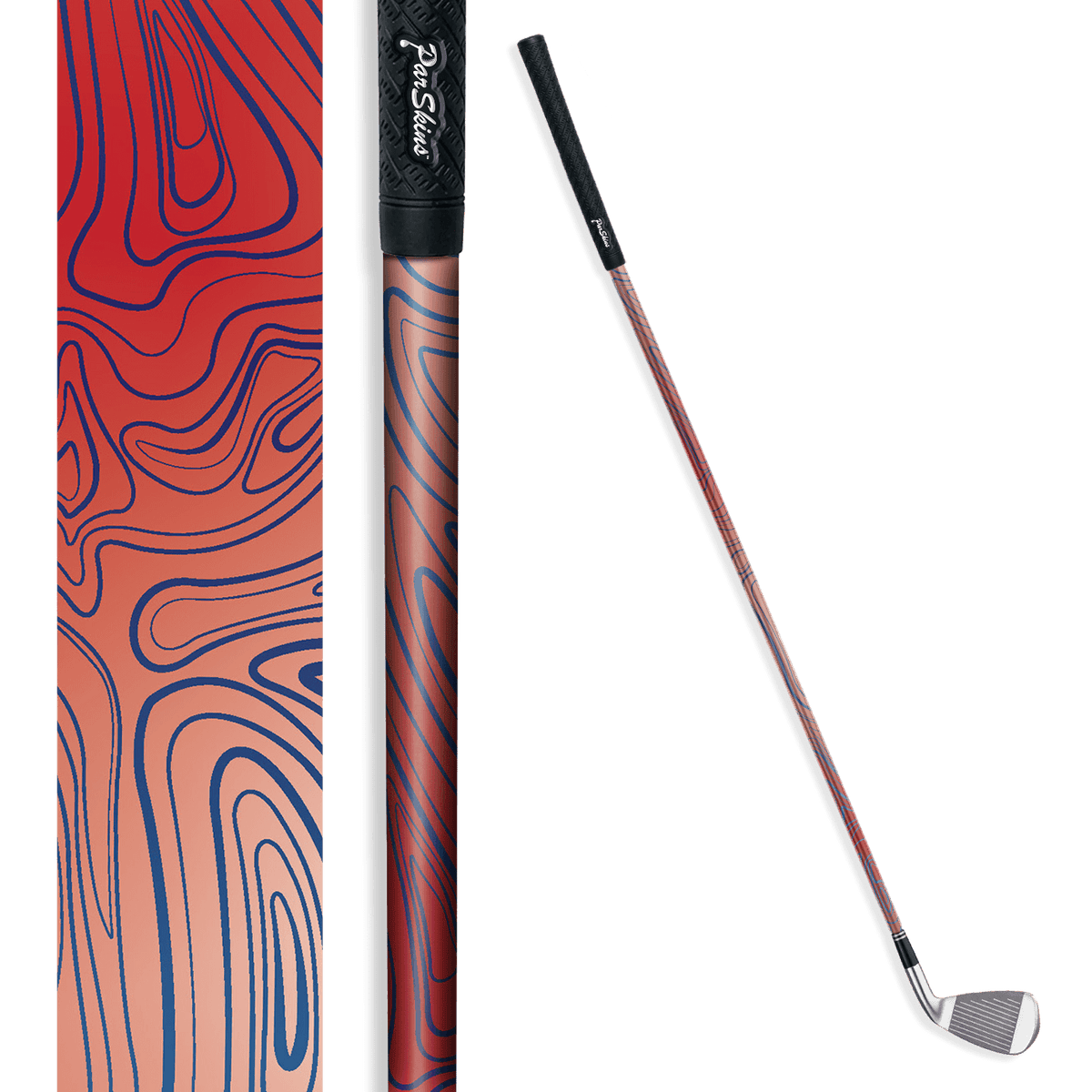 Iron + Putter Shaft Damascus Patriot Skin