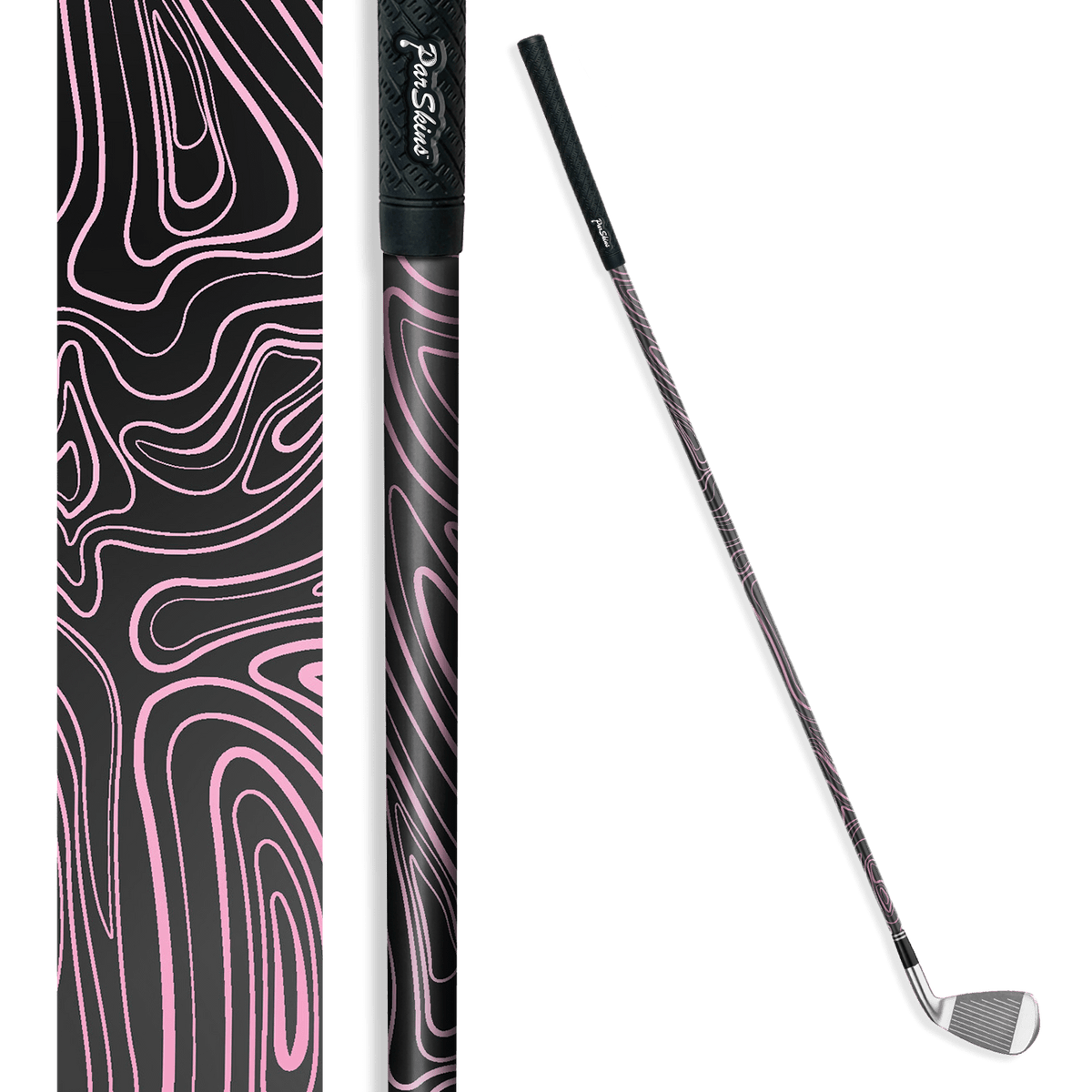 Iron + Putter Shaft Damascus Pink Skin