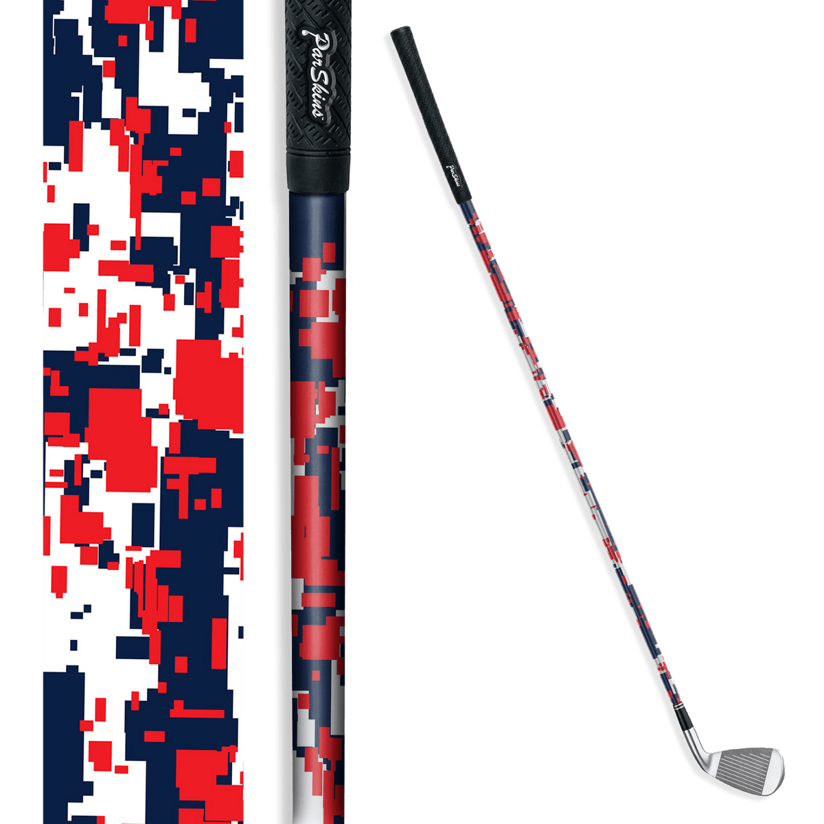 Iron + Putter Shaft Digital America Skin