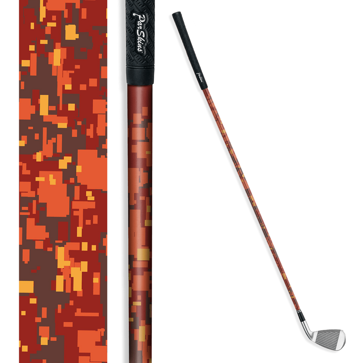 Iron + Putter Shaft Digital Autumn Skin