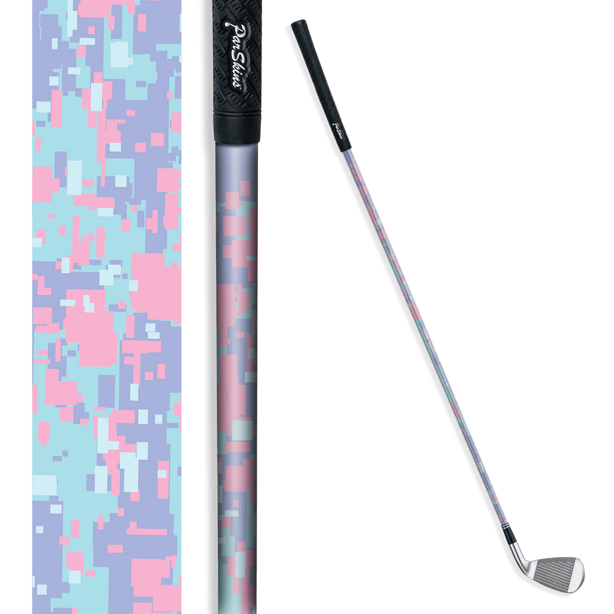 Iron + Putter Shaft Digital Cotton Candy Skin