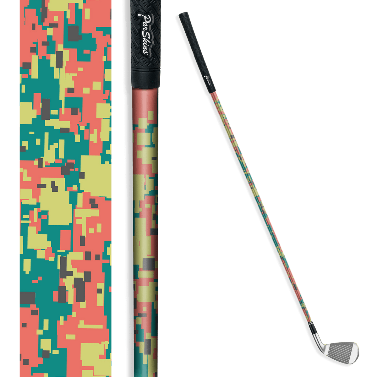 Iron + Putter Shaft Digital Fiesta Skin
