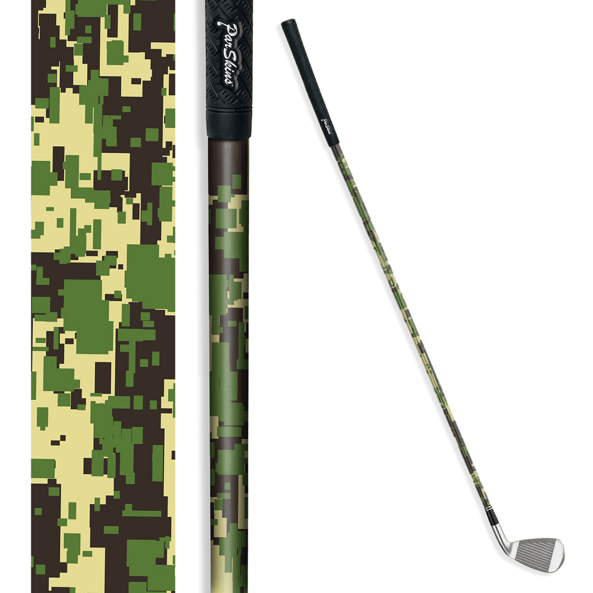 Iron + Putter Shaft Digital Jungle Skin