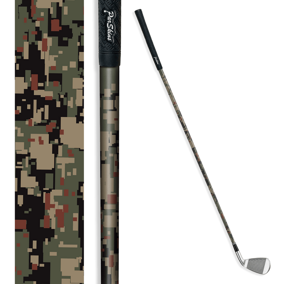 Iron + Putter Shaft Digital Militant Copper Skin