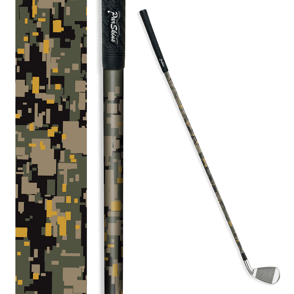 Iron + Putter Shaft Digital Militant Yellow Skin