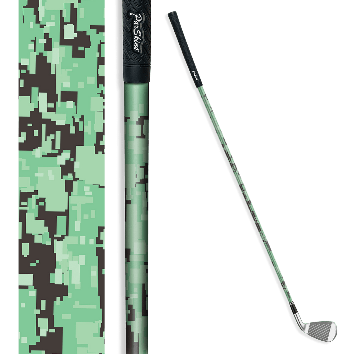 Iron + Putter Shaft Digital Mint Chocolate Chip Skin