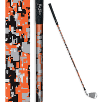 Iron + Putter Shaft Digital Orange Tiger Skin