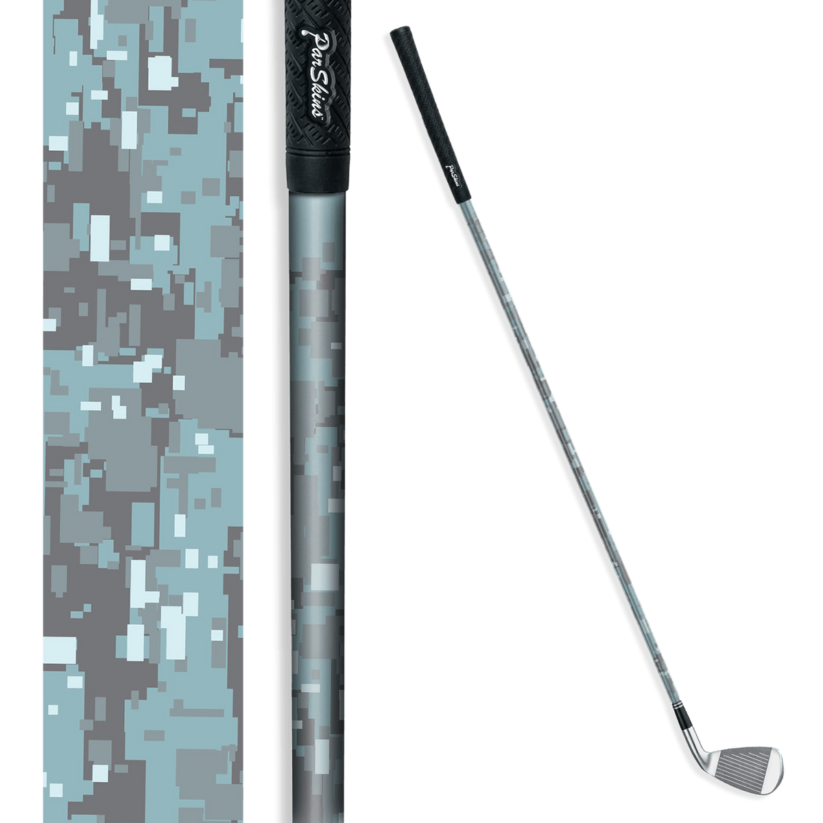 Iron + Putter Shaft Digital Overcast Skin