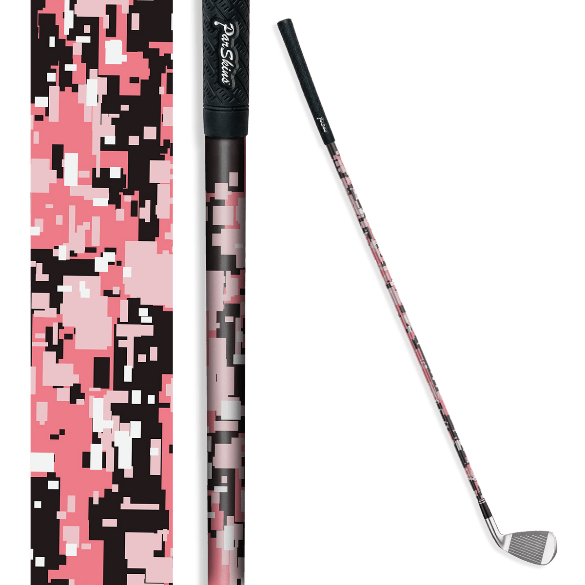 Iron + Putter Shaft Digital Pink Skin