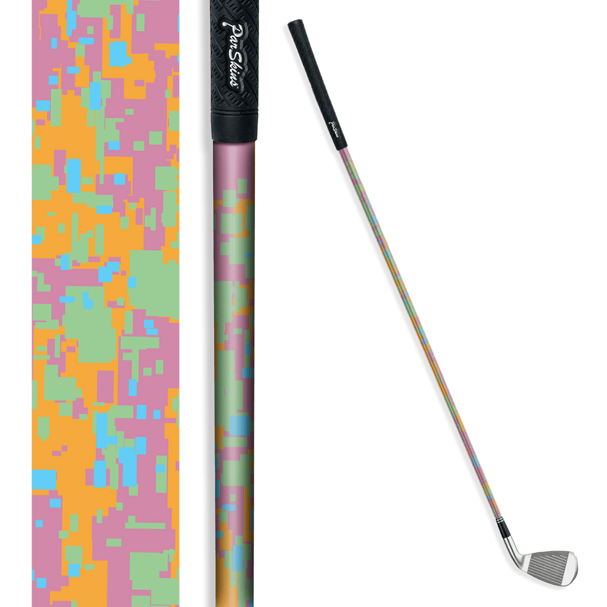 Iron + Putter Shaft Digital Sherbert Skin