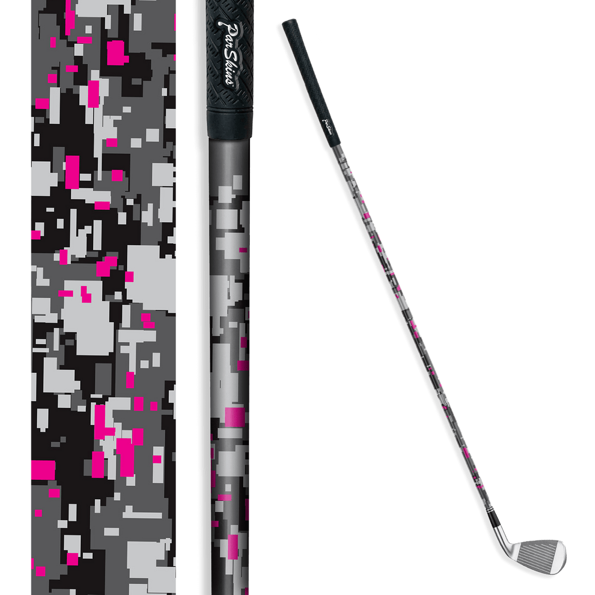 Iron + Putter Shaft Digital Urban Magenta Skin