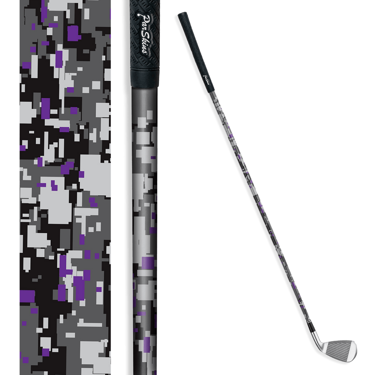 Iron + Putter Shaft Digital Urban Purple Skin