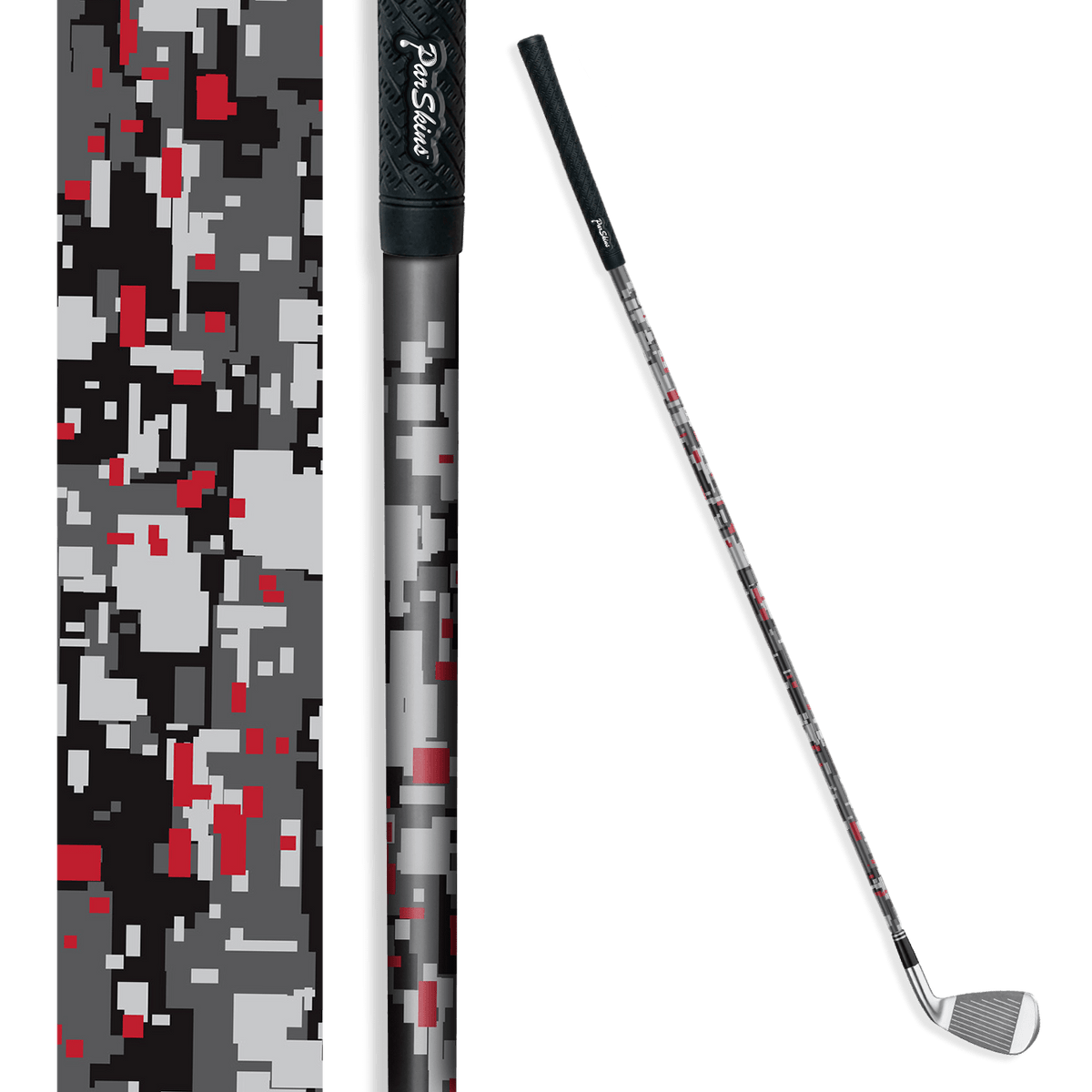 Iron + Putter Shaft Digital Urban Red Skin