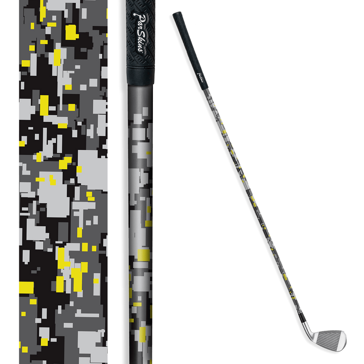 Iron + Putter Shaft Digital Urban Yellow Skin