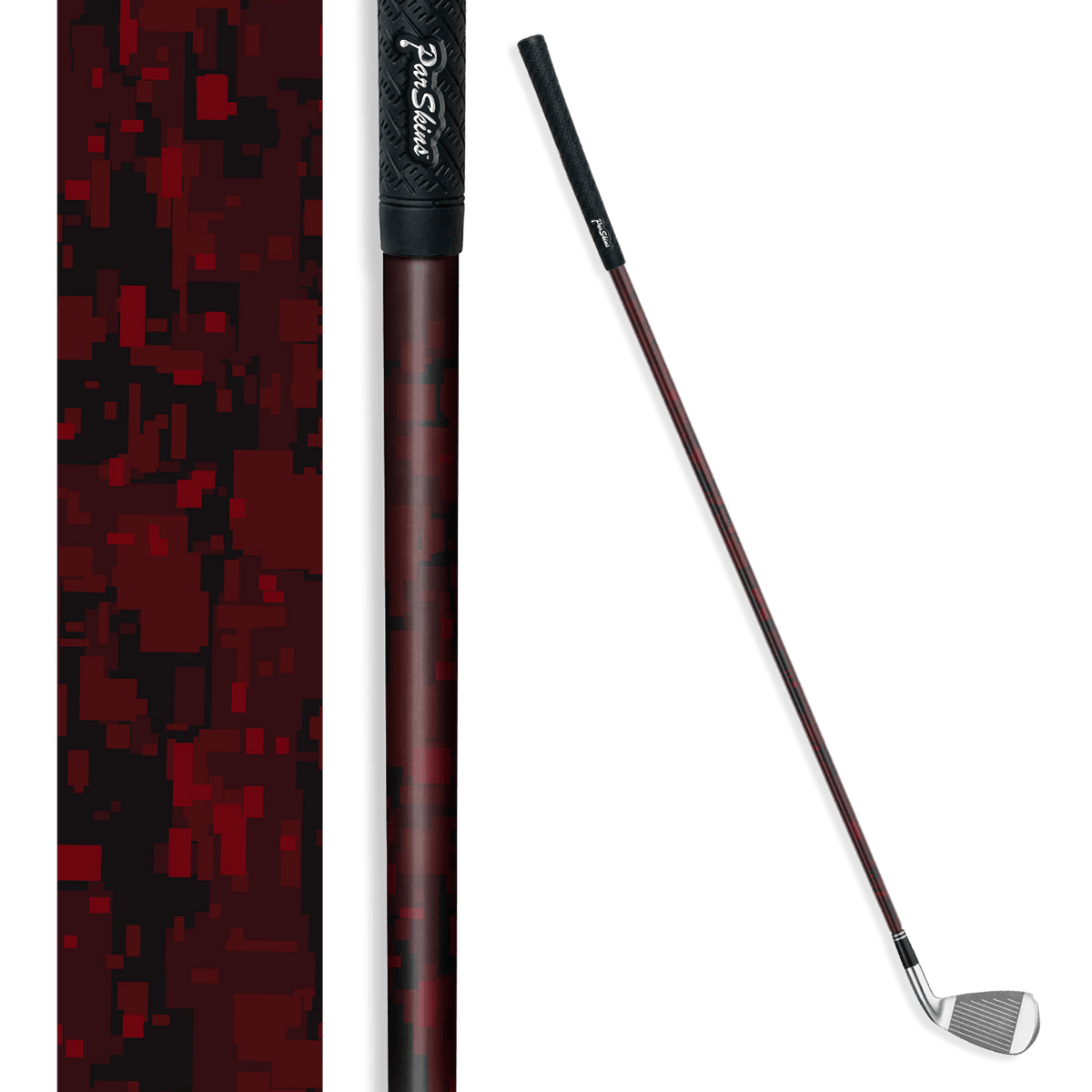 Iron + Putter Shaft Digital Vampire Red Skin