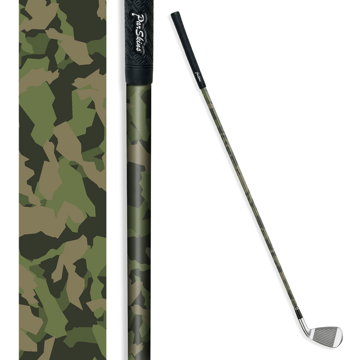 Iron + Putter Shaft Erratic Army Green Skin