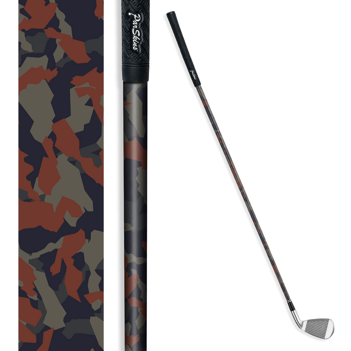 Iron + Putter Shaft Erratic Blue Copper Skin