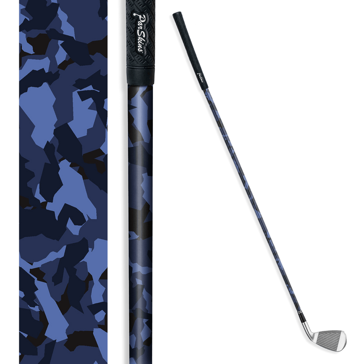 Iron + Putter Shaft Erratic Blue Midnight Skin