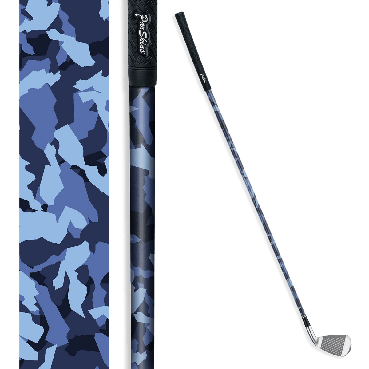 Iron + Putter Shaft Erratic Blue Urban Night Skin