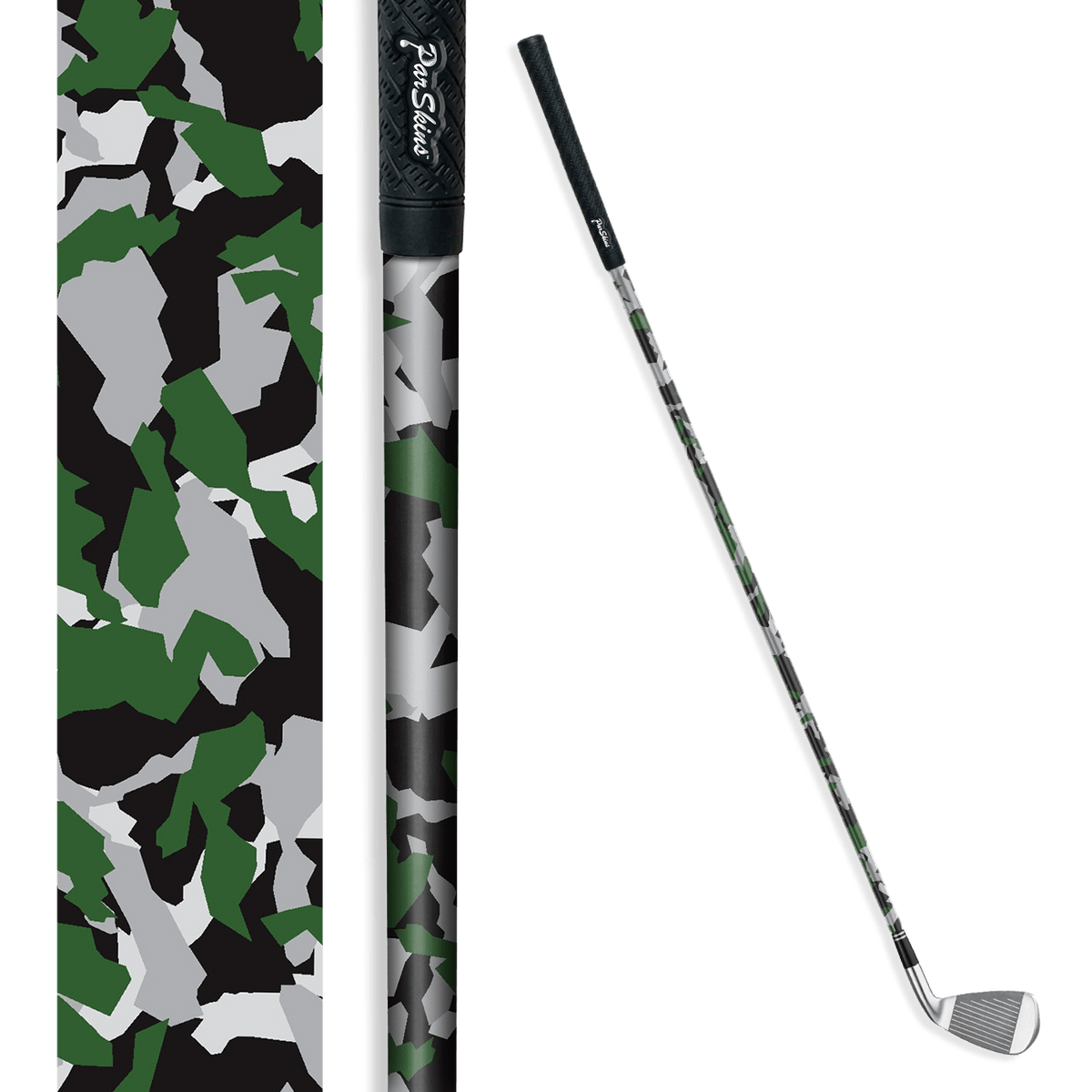 Iron + Putter Shaft Erratic Green Tiger Skin