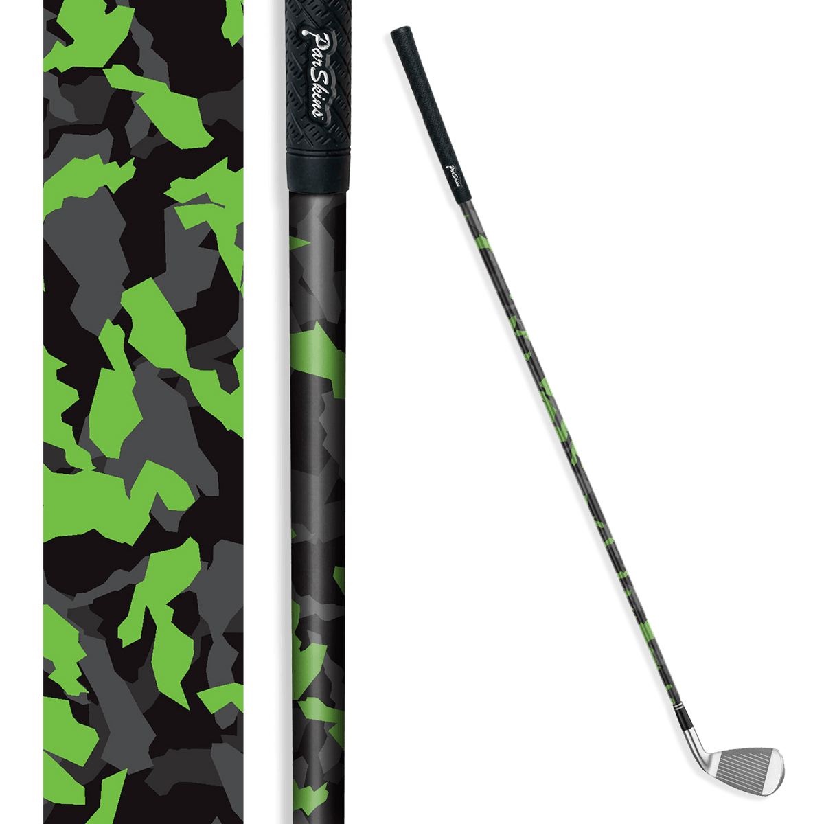 Iron + Putter Shaft Erratic Metro Green Skin