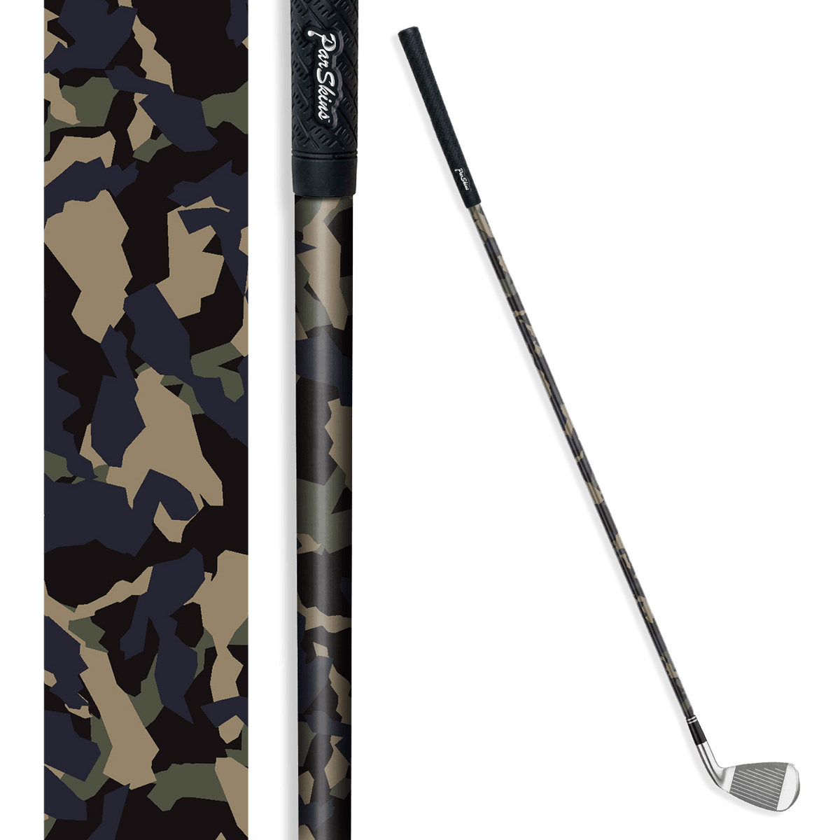 Iron + Putter Shaft Erratic Militant Blue Skin
