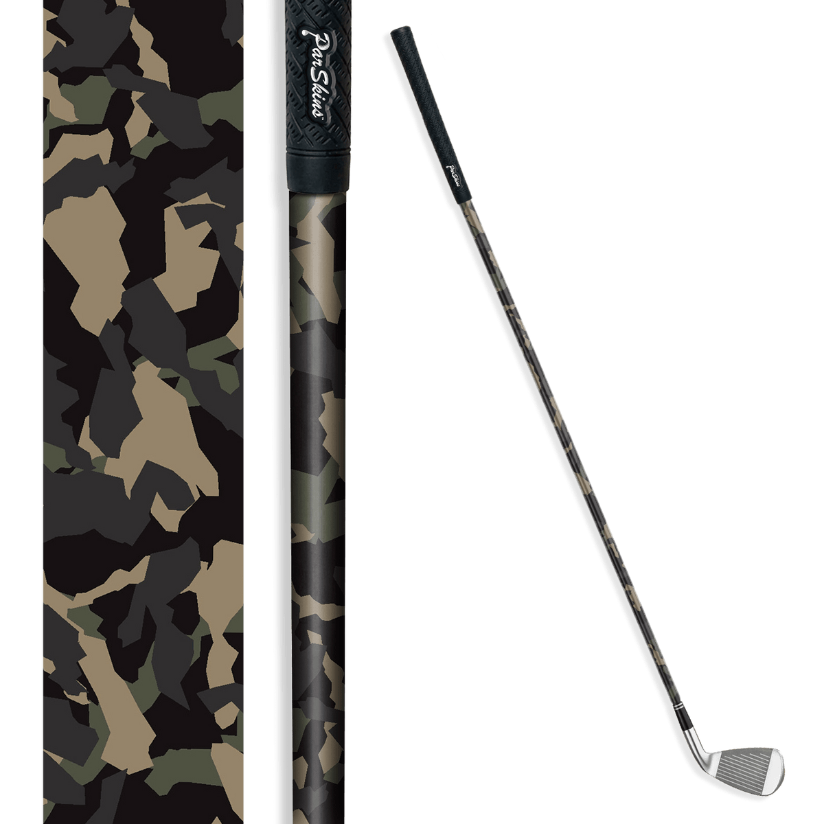 Iron + Putter Shaft Erratic Militant Charcoal Skin