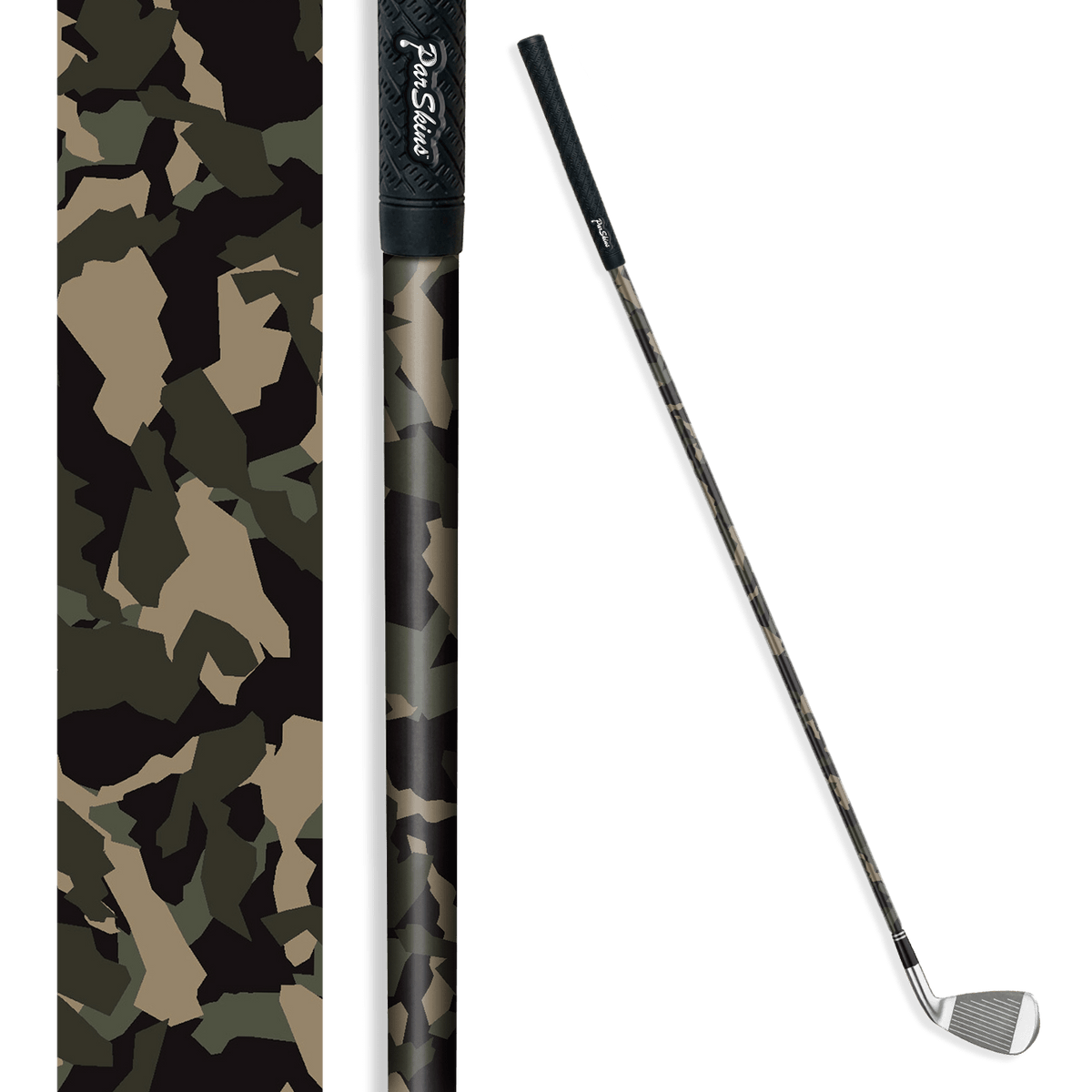 Iron + Putter Shaft Erratic Militant Green Skin