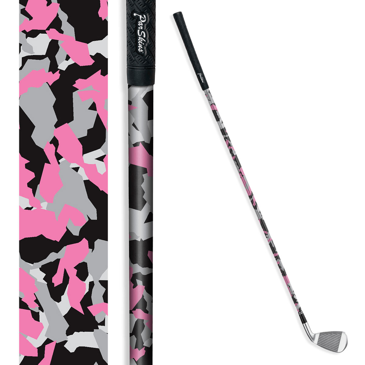 Iron + Putter Shaft Erratic Pink Tiger Skin