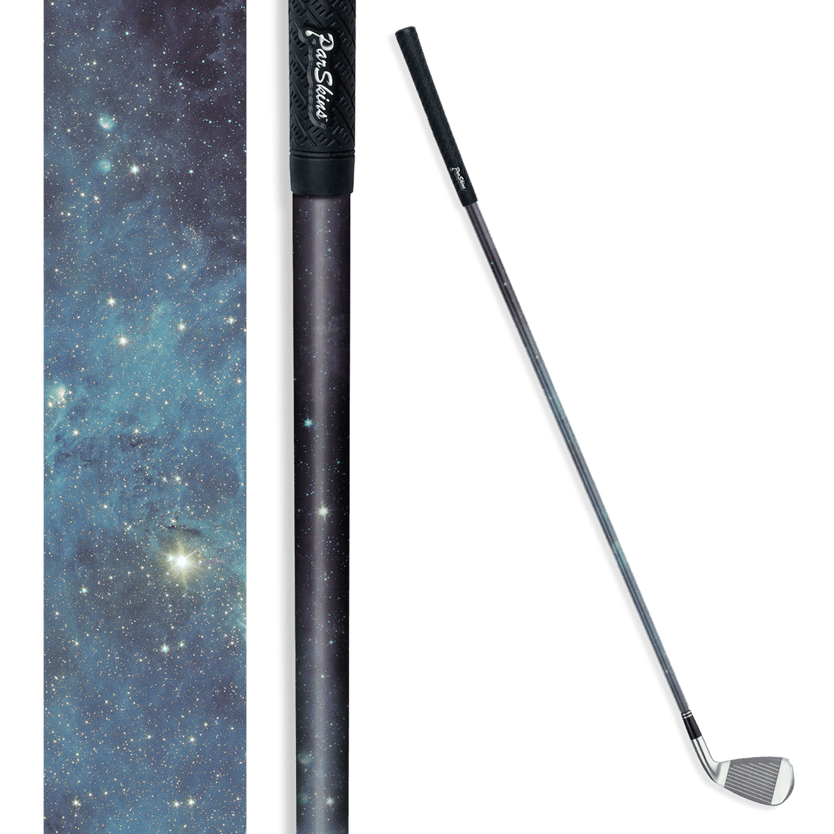 Iron + Putter Shaft Galaxy Blue Nebula Skin