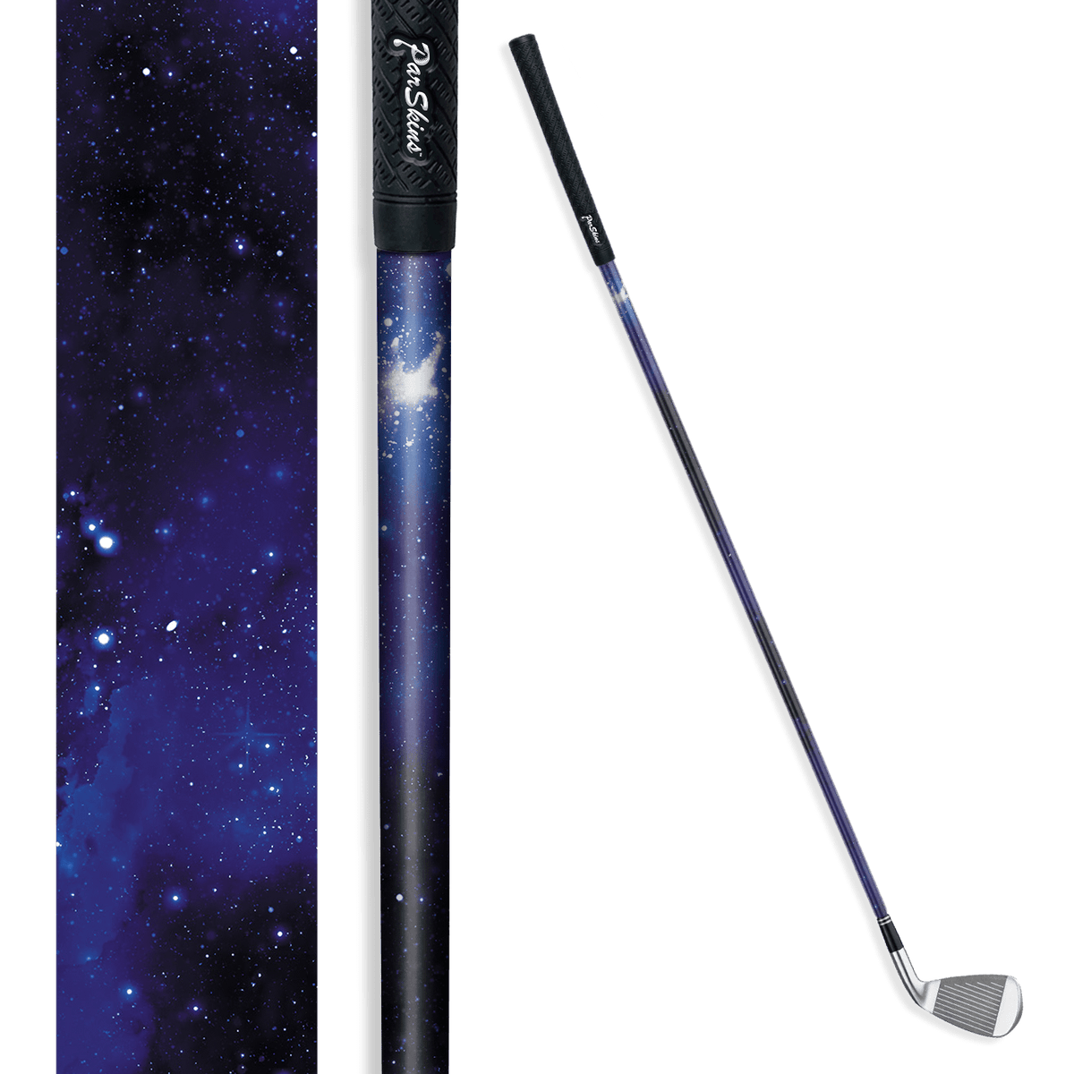 Iron + Putter Shaft Galaxy Blue Skin