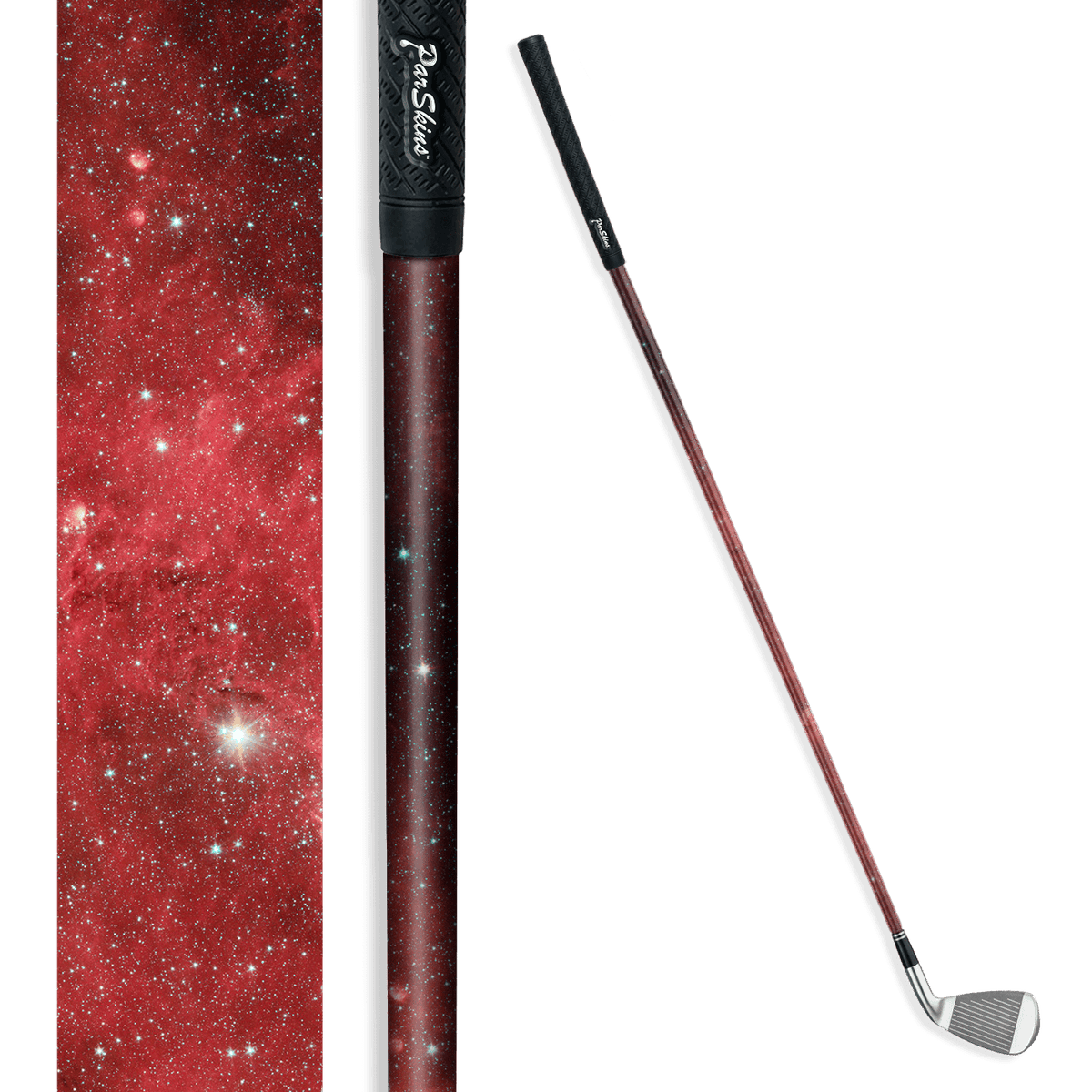 Iron + Putter Shaft Galaxy Red Nebula Skin