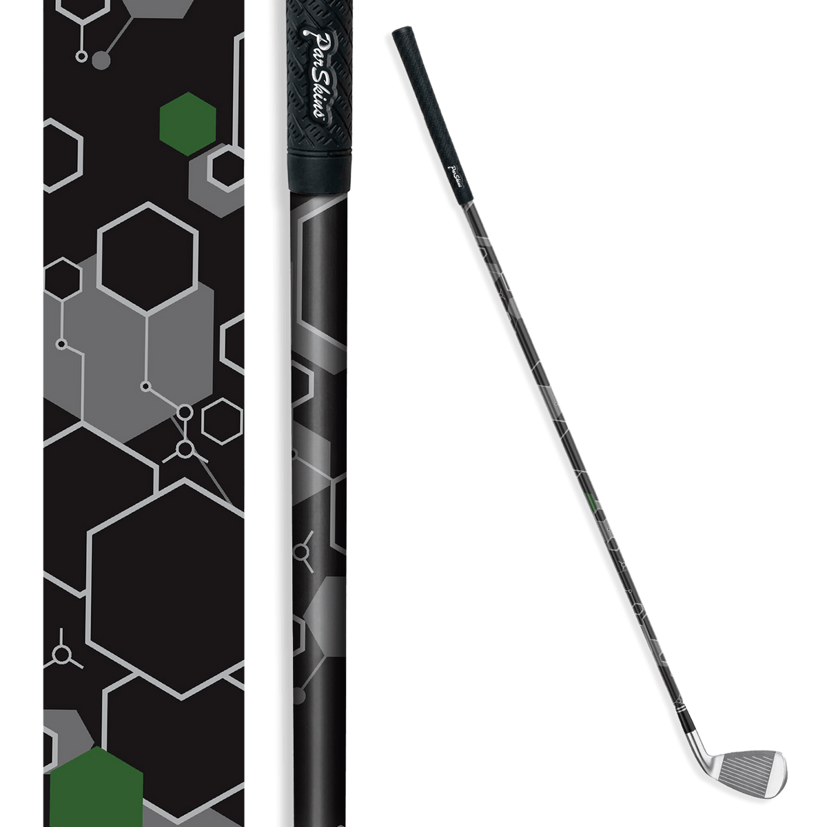 Iron + Putter Shaft Hex DNA Green Skin
