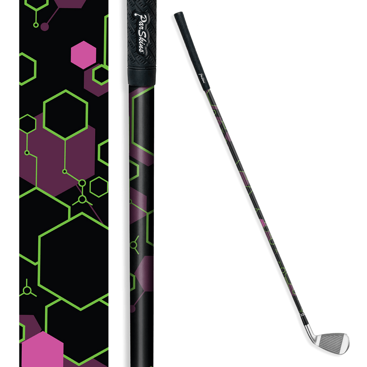 Iron + Putter Shaft Hex DNA Neon Night Skin
