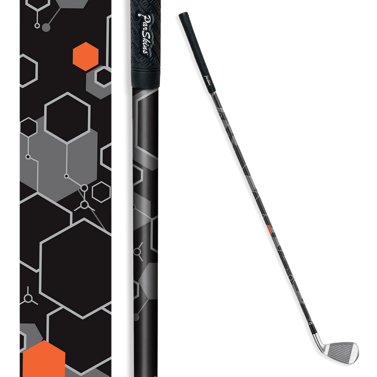 Iron + Putter Shaft Hex DNA Orange Skin